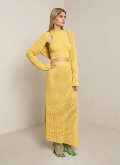 ALC LTD Sawyer Ribbed Knit Bolero Knitwear 9 ALC LTD Sawyer Ribbed Knit Bolero Knitwear