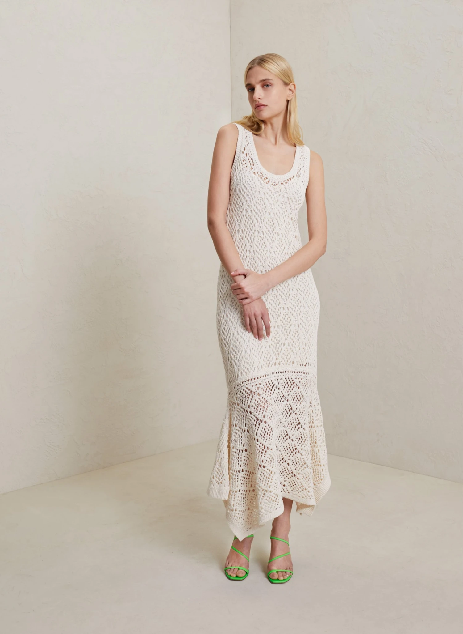 Untitled-2.jpg ALC LTD Dresses Nicky Crochet Midi Dress