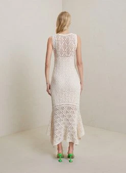 ALC LTD Dresses Nicky Crochet Midi Dress 4 ALC LTD Dresses Nicky Crochet Midi Dress