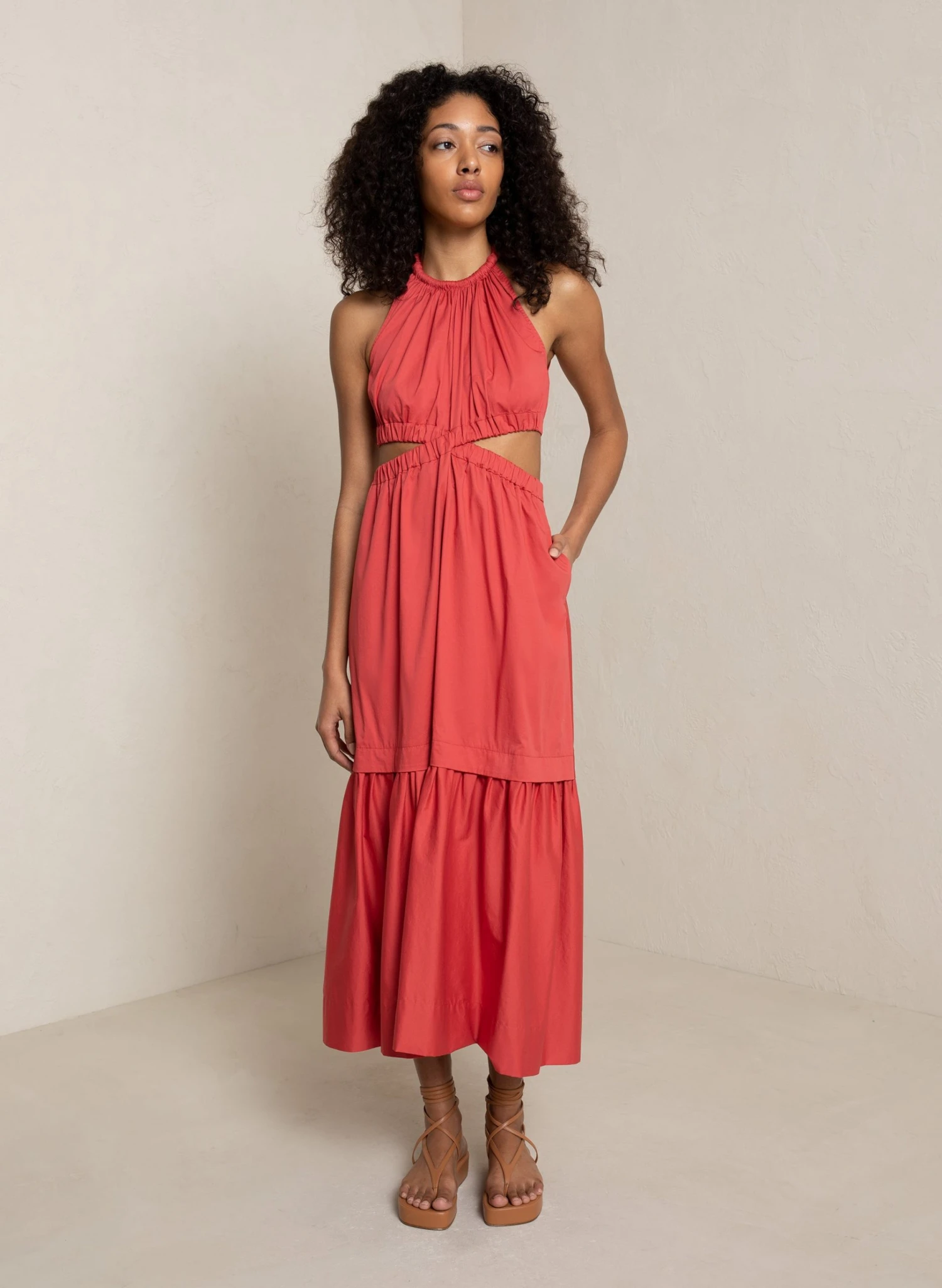 WHITNEY_DRESS_MOSP_3.jpg ALC LTD Whitney Cotton Midi Dress Dresses